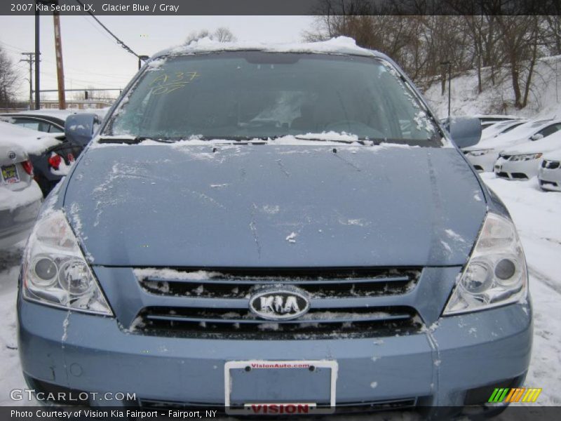 Glacier Blue / Gray 2007 Kia Sedona LX