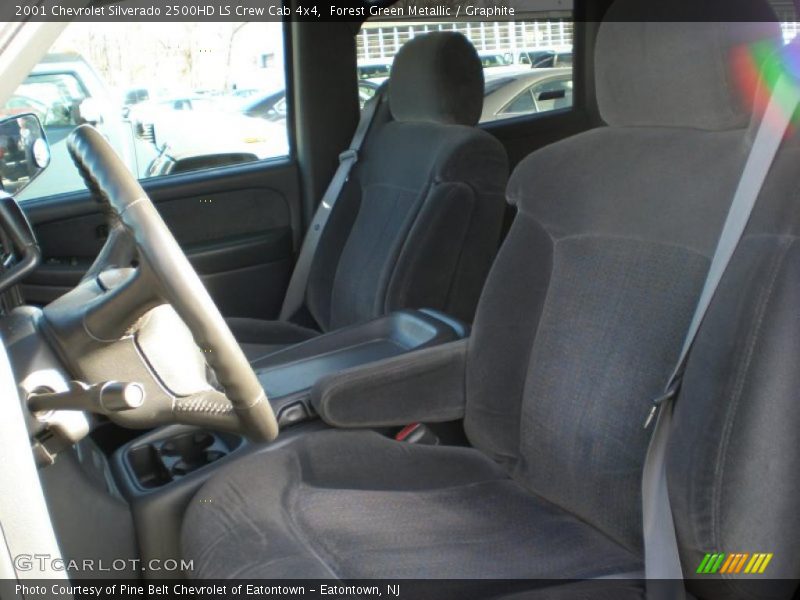 Forest Green Metallic / Graphite 2001 Chevrolet Silverado 2500HD LS Crew Cab 4x4