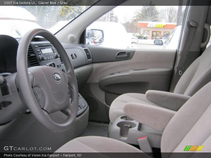 Glacier Blue / Gray 2007 Kia Sedona LX