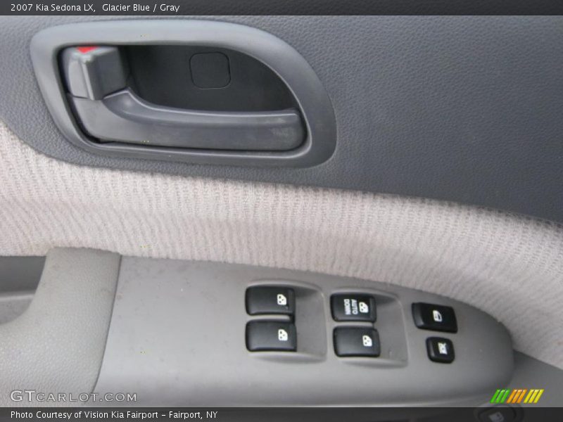 Glacier Blue / Gray 2007 Kia Sedona LX
