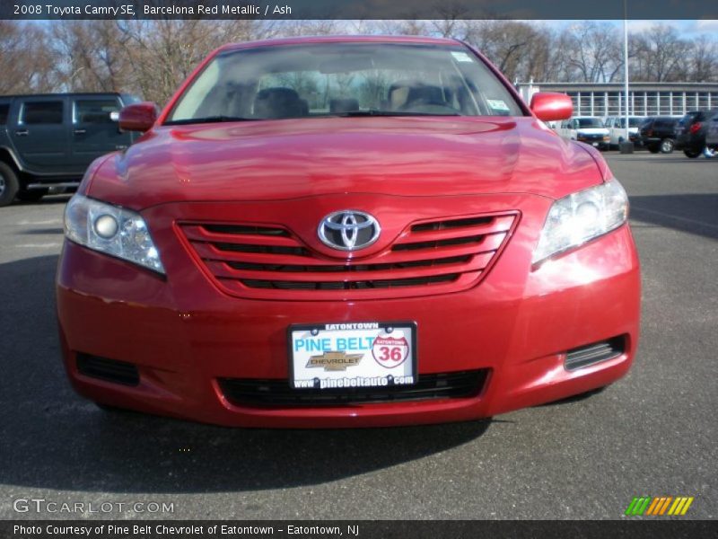 Barcelona Red Metallic / Ash 2008 Toyota Camry SE