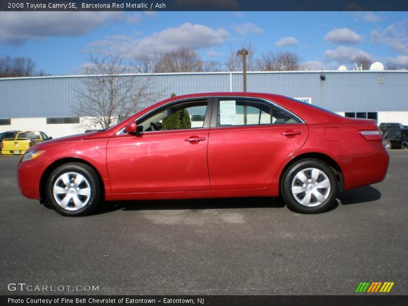 Barcelona Red Metallic / Ash 2008 Toyota Camry SE