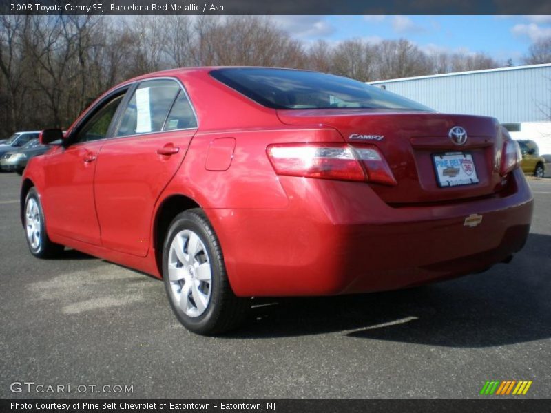 Barcelona Red Metallic / Ash 2008 Toyota Camry SE