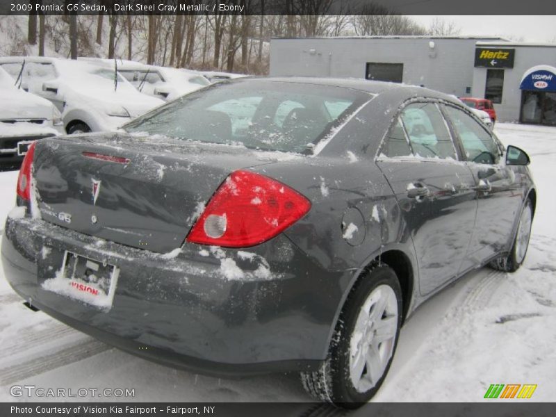 Dark Steel Gray Metallic / Ebony 2009 Pontiac G6 Sedan