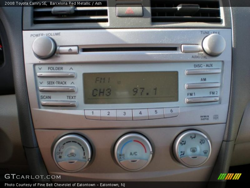 Barcelona Red Metallic / Ash 2008 Toyota Camry SE