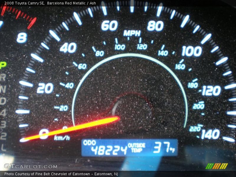 Barcelona Red Metallic / Ash 2008 Toyota Camry SE