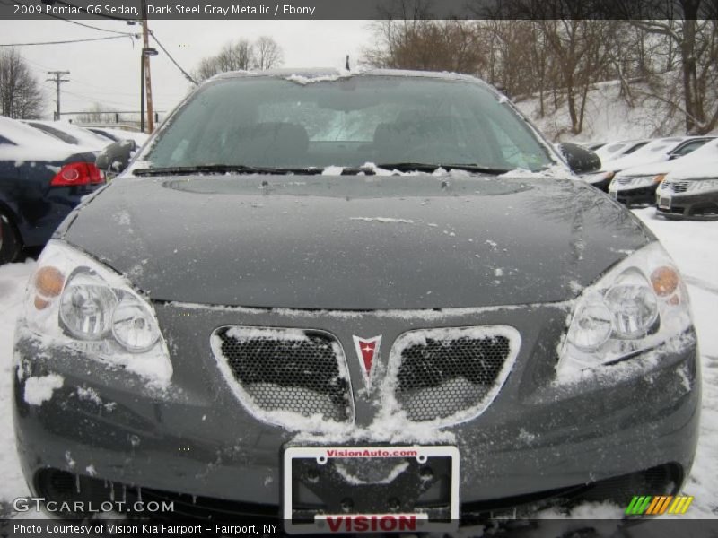 Dark Steel Gray Metallic / Ebony 2009 Pontiac G6 Sedan