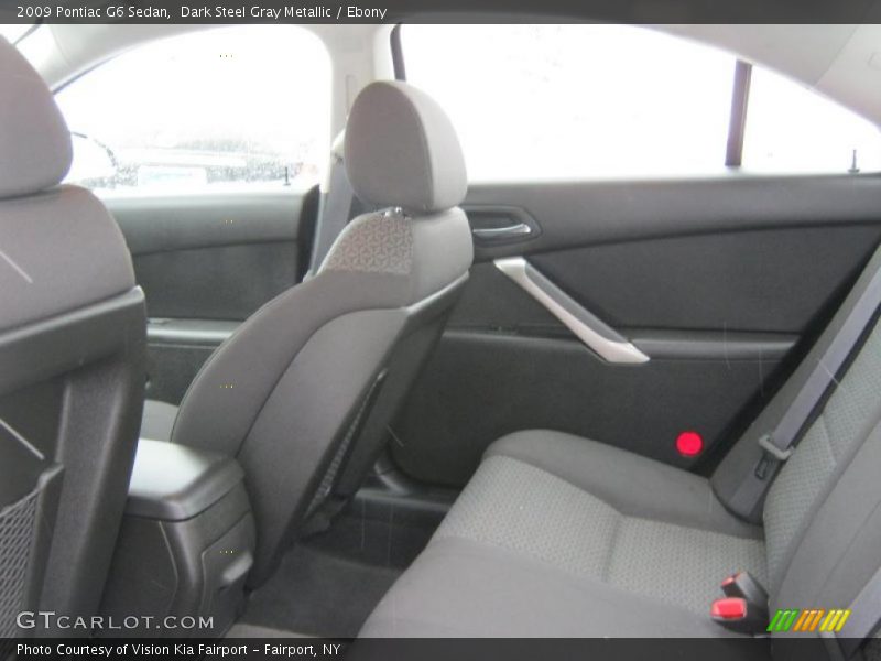 Dark Steel Gray Metallic / Ebony 2009 Pontiac G6 Sedan