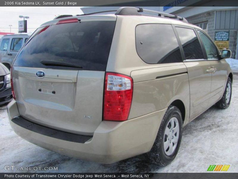 Sunset Gold / Beige 2006 Kia Sedona LX