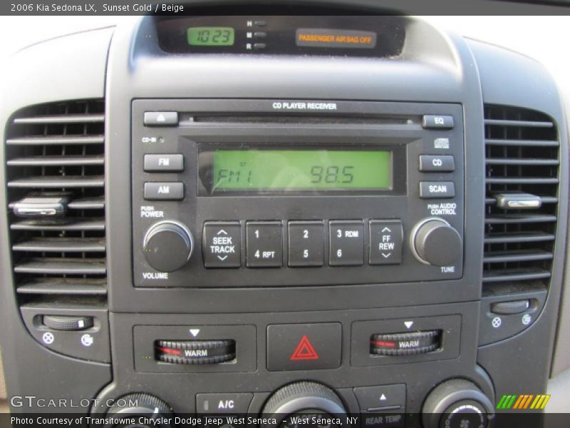 Sunset Gold / Beige 2006 Kia Sedona LX