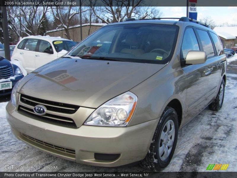 Sunset Gold / Beige 2006 Kia Sedona LX