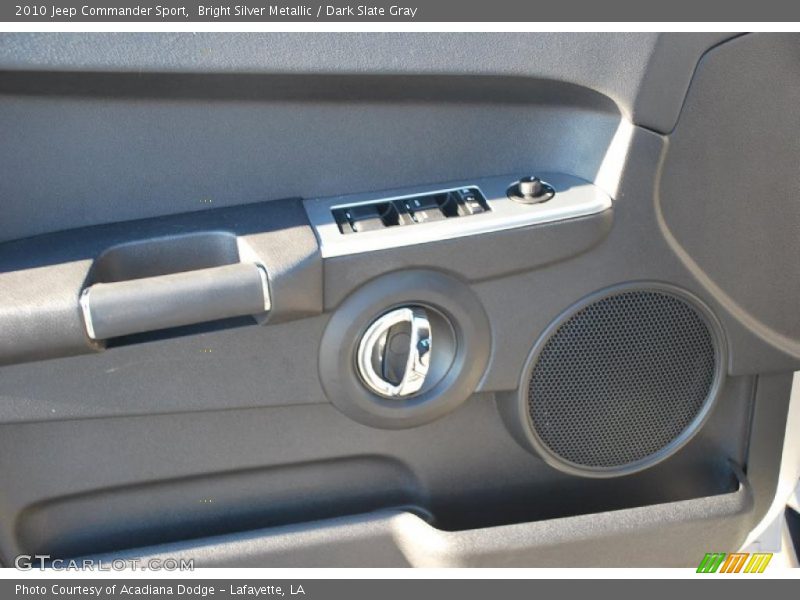 Bright Silver Metallic / Dark Slate Gray 2010 Jeep Commander Sport