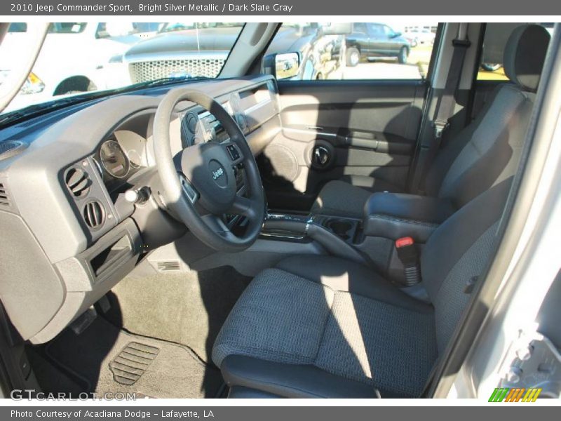 Bright Silver Metallic / Dark Slate Gray 2010 Jeep Commander Sport