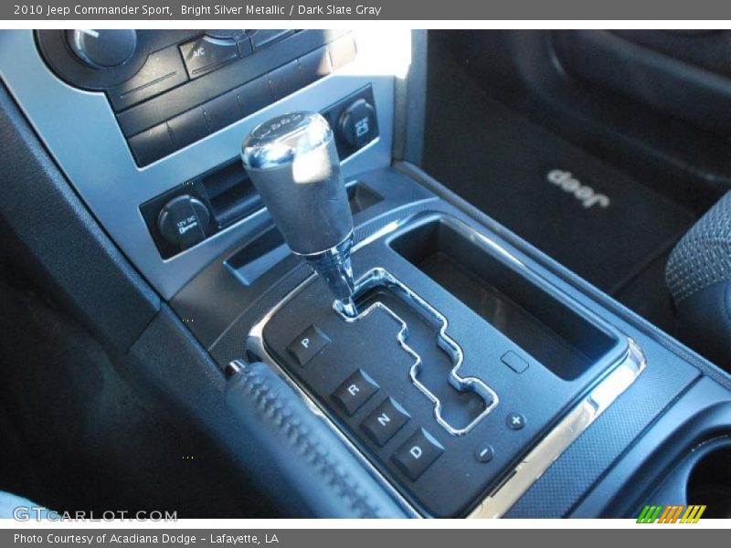 Bright Silver Metallic / Dark Slate Gray 2010 Jeep Commander Sport
