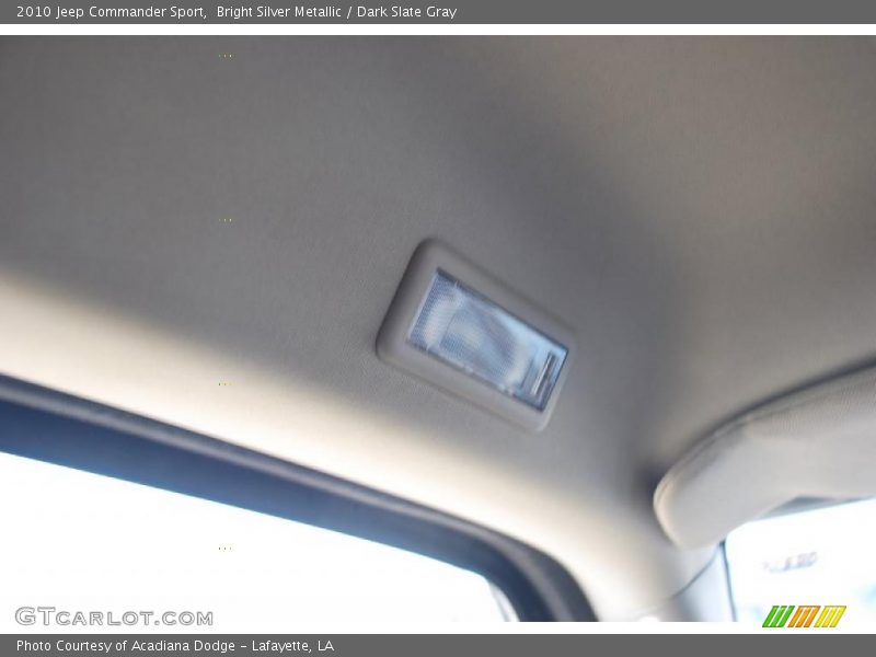 Bright Silver Metallic / Dark Slate Gray 2010 Jeep Commander Sport