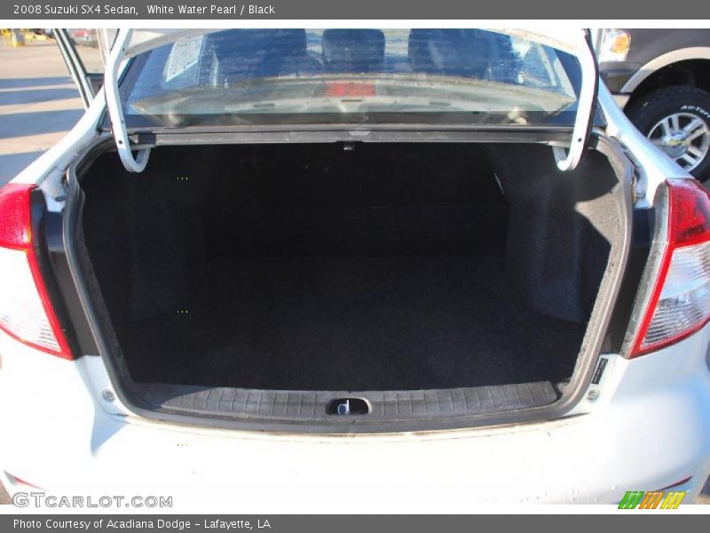 White Water Pearl / Black 2008 Suzuki SX4 Sedan