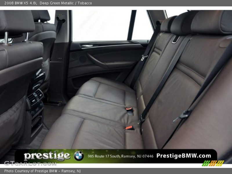 Deep Green Metallic / Tobacco 2008 BMW X5 4.8i