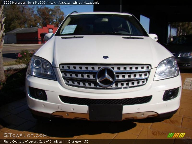 Alabaster White / Macadamia 2006 Mercedes-Benz ML 500 4Matic