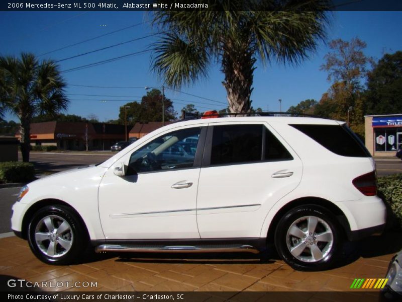 Alabaster White / Macadamia 2006 Mercedes-Benz ML 500 4Matic