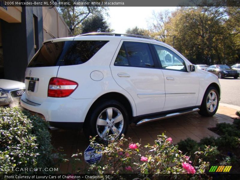 Alabaster White / Macadamia 2006 Mercedes-Benz ML 500 4Matic