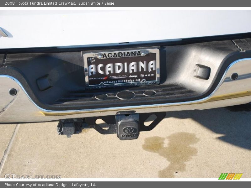 Super White / Beige 2008 Toyota Tundra Limited CrewMax