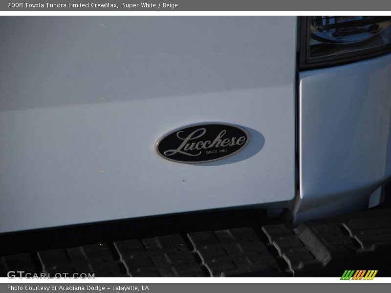 Super White / Beige 2008 Toyota Tundra Limited CrewMax