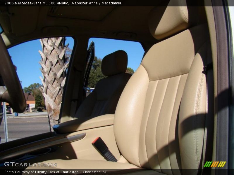 Alabaster White / Macadamia 2006 Mercedes-Benz ML 500 4Matic