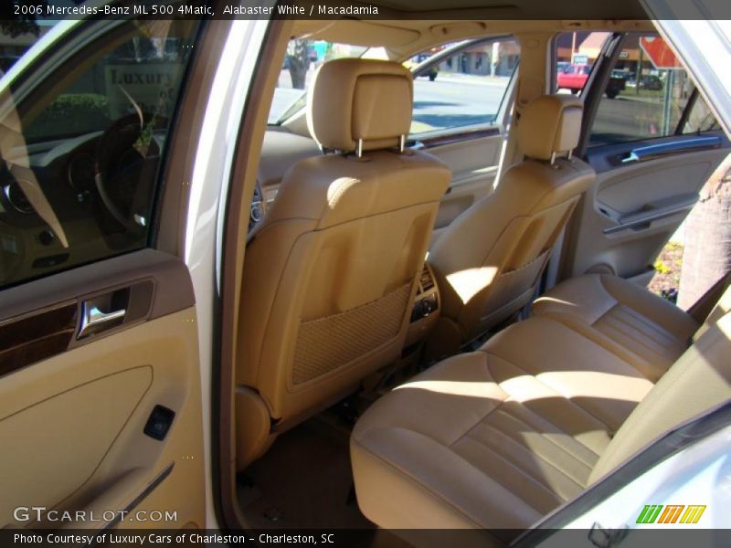 Alabaster White / Macadamia 2006 Mercedes-Benz ML 500 4Matic