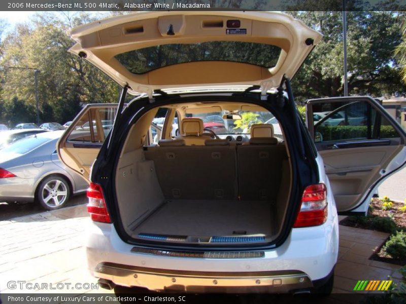 Alabaster White / Macadamia 2006 Mercedes-Benz ML 500 4Matic