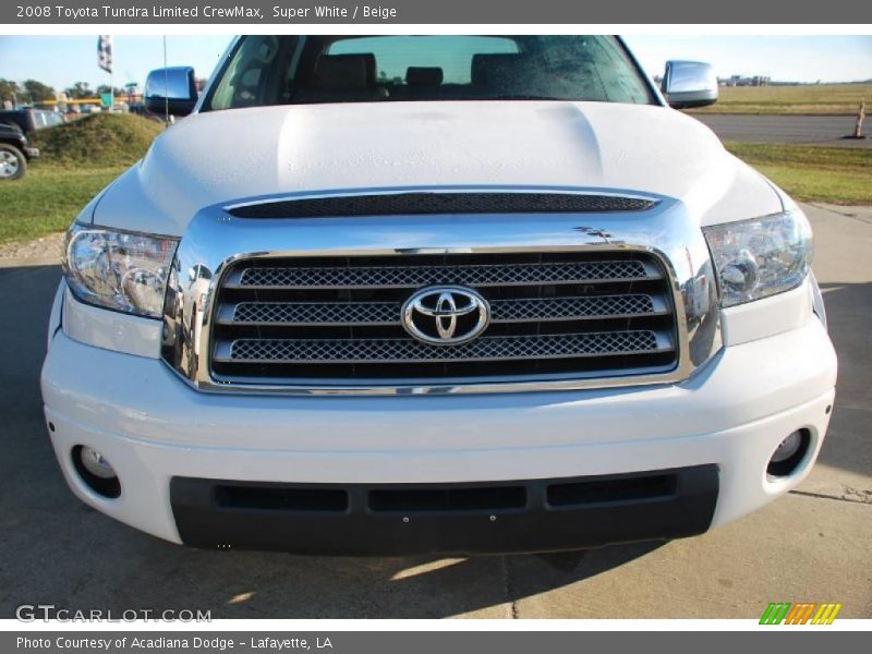 Super White / Beige 2008 Toyota Tundra Limited CrewMax