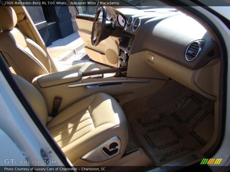Alabaster White / Macadamia 2006 Mercedes-Benz ML 500 4Matic