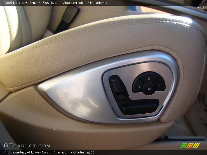 Alabaster White / Macadamia 2006 Mercedes-Benz ML 500 4Matic
