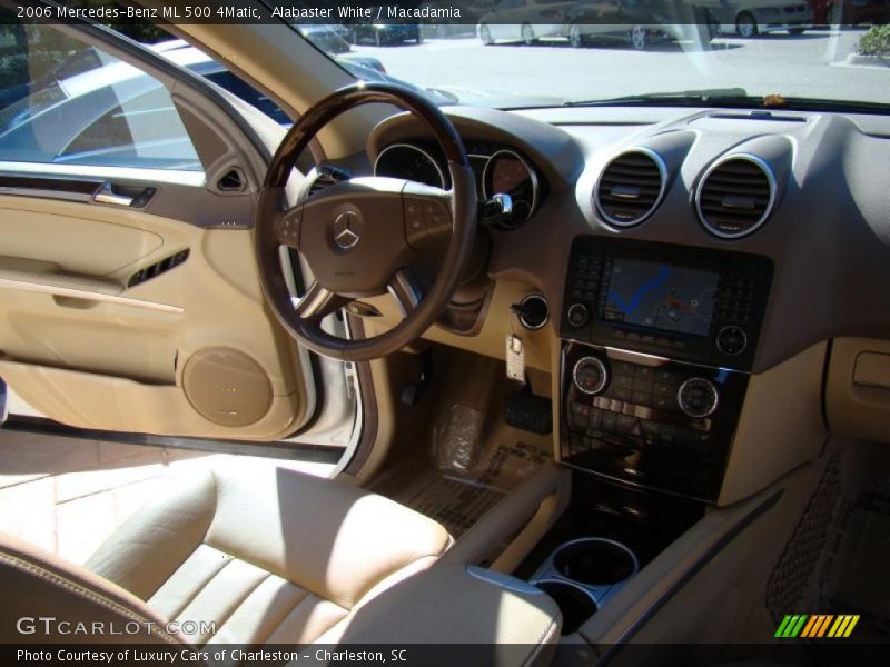 Alabaster White / Macadamia 2006 Mercedes-Benz ML 500 4Matic