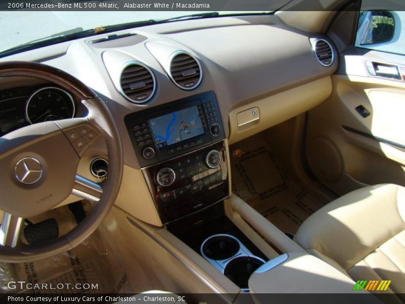 Alabaster White / Macadamia 2006 Mercedes-Benz ML 500 4Matic