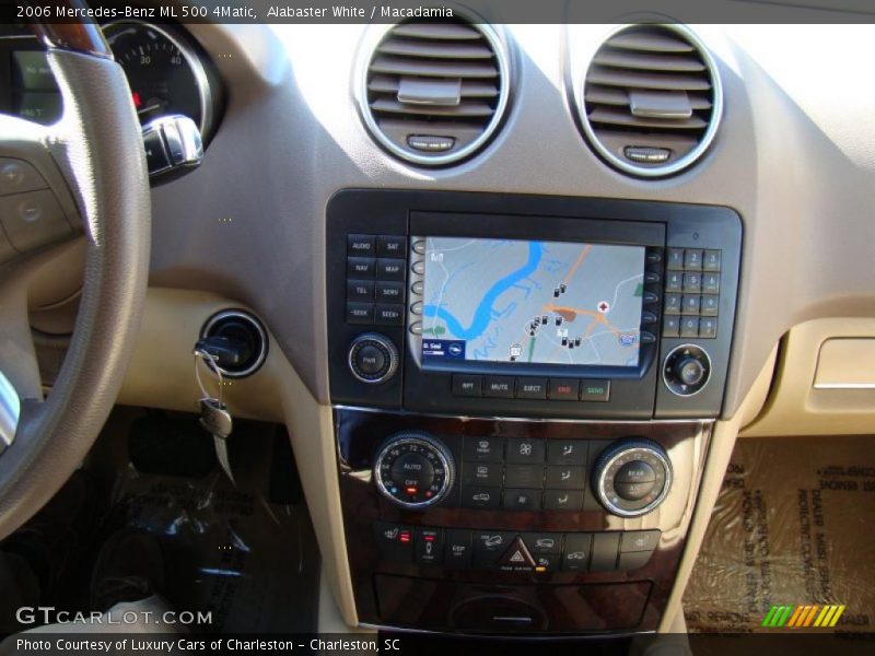 Alabaster White / Macadamia 2006 Mercedes-Benz ML 500 4Matic
