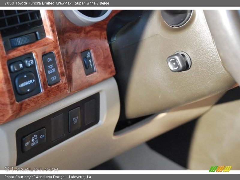 Super White / Beige 2008 Toyota Tundra Limited CrewMax