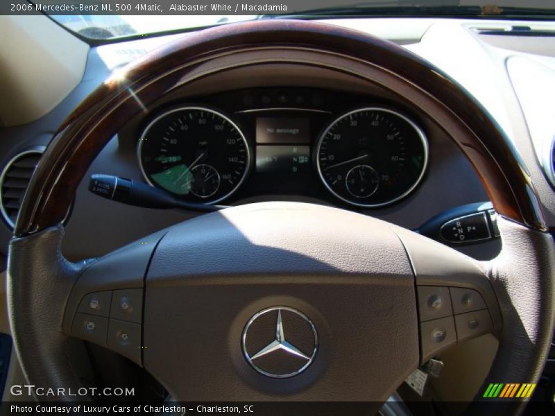 Alabaster White / Macadamia 2006 Mercedes-Benz ML 500 4Matic