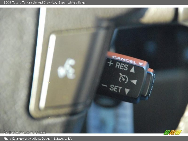 Super White / Beige 2008 Toyota Tundra Limited CrewMax