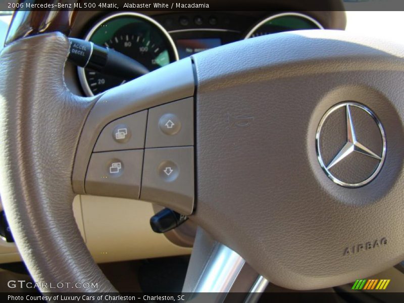 Alabaster White / Macadamia 2006 Mercedes-Benz ML 500 4Matic