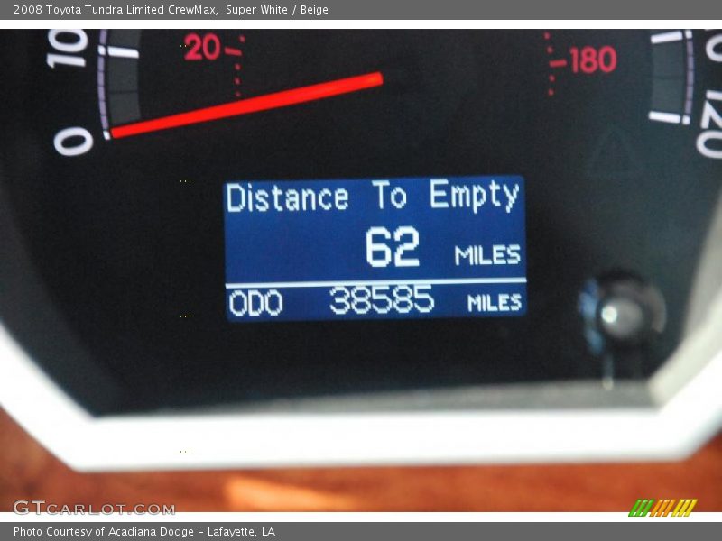Super White / Beige 2008 Toyota Tundra Limited CrewMax