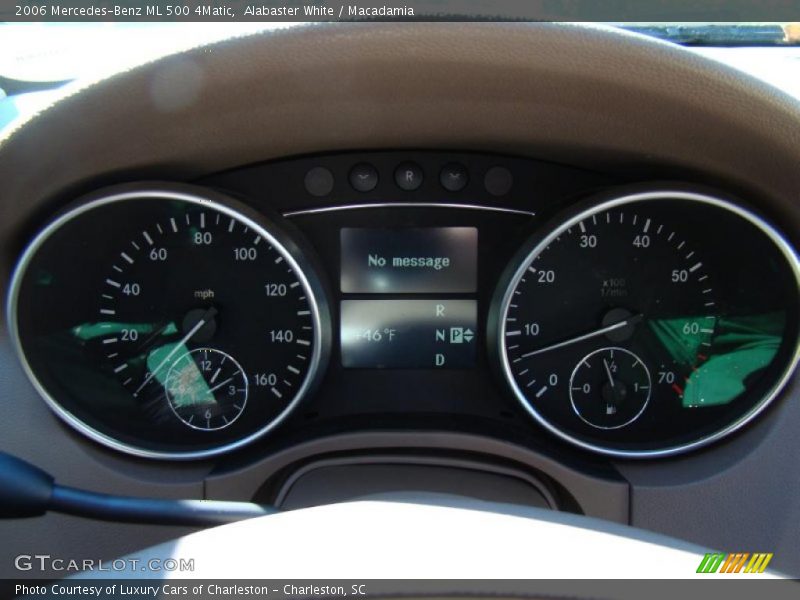Alabaster White / Macadamia 2006 Mercedes-Benz ML 500 4Matic