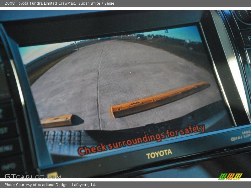 Super White / Beige 2008 Toyota Tundra Limited CrewMax