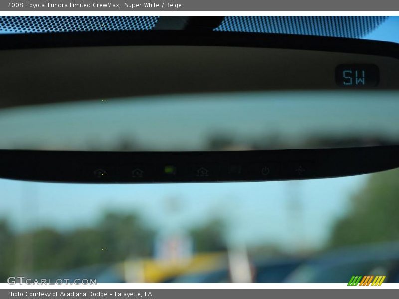 Super White / Beige 2008 Toyota Tundra Limited CrewMax