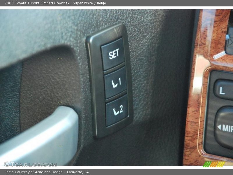 Super White / Beige 2008 Toyota Tundra Limited CrewMax