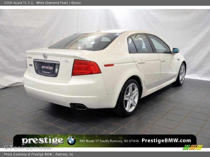 White Diamond Pearl / Ebony 2006 Acura TL 3.2