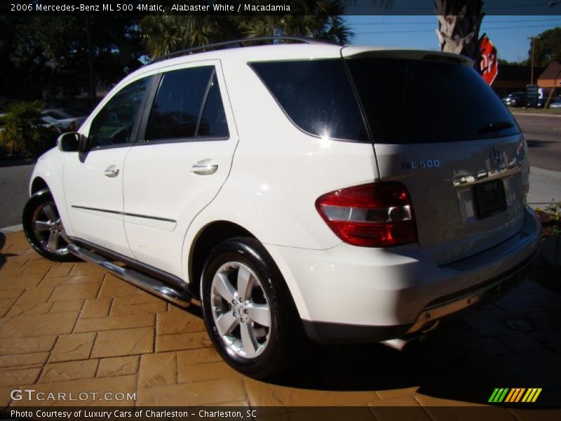 Alabaster White / Macadamia 2006 Mercedes-Benz ML 500 4Matic