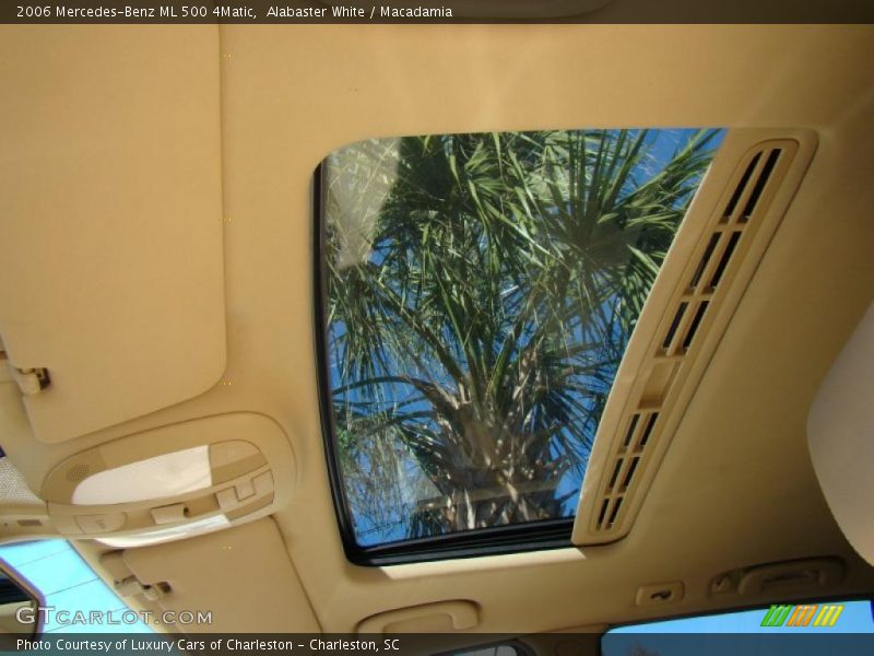 Alabaster White / Macadamia 2006 Mercedes-Benz ML 500 4Matic