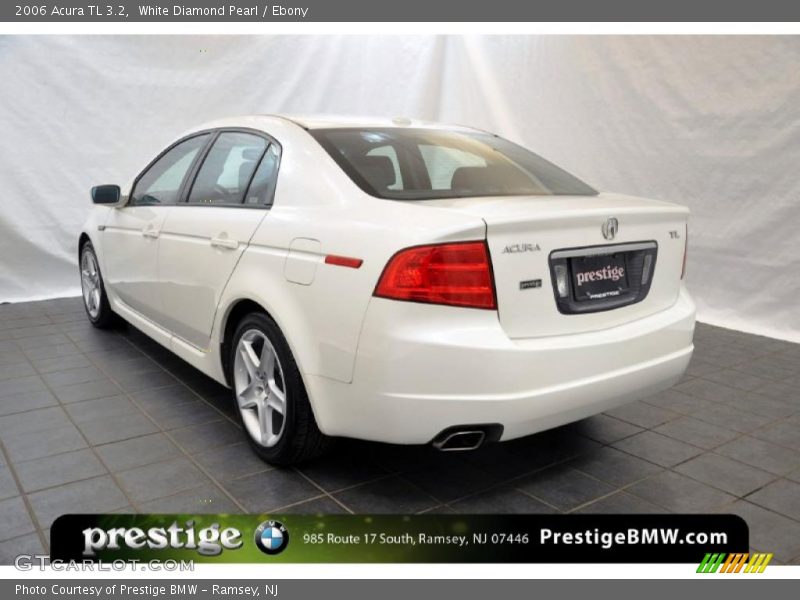 White Diamond Pearl / Ebony 2006 Acura TL 3.2