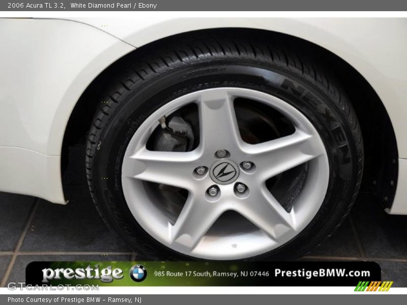 White Diamond Pearl / Ebony 2006 Acura TL 3.2