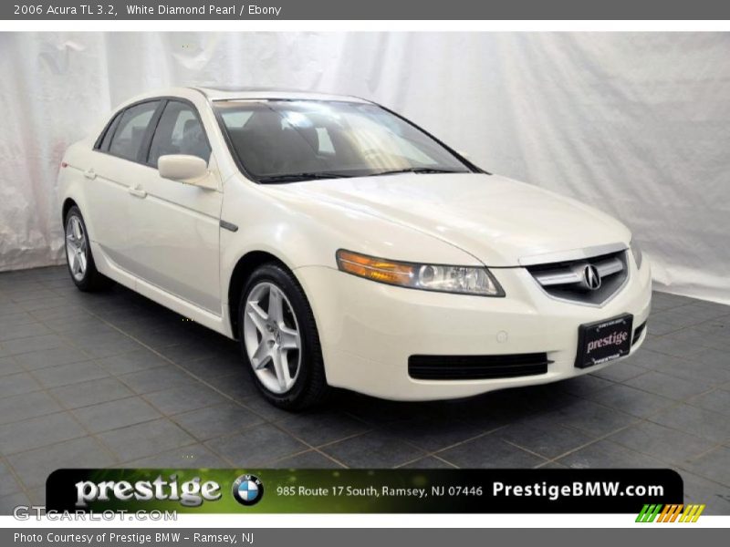 White Diamond Pearl / Ebony 2006 Acura TL 3.2